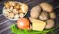 Картофельные лодочки с курицей и грибами Картофельные лодочки с грибами