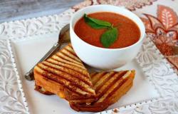 Пикантный томатный суп-пюре